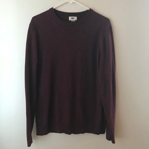 Old Navy Crewneck Sweater Burgundy - Used